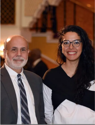 Saana with Ben Bernanke