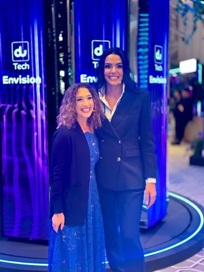 Saana with Randi Zuckerberg